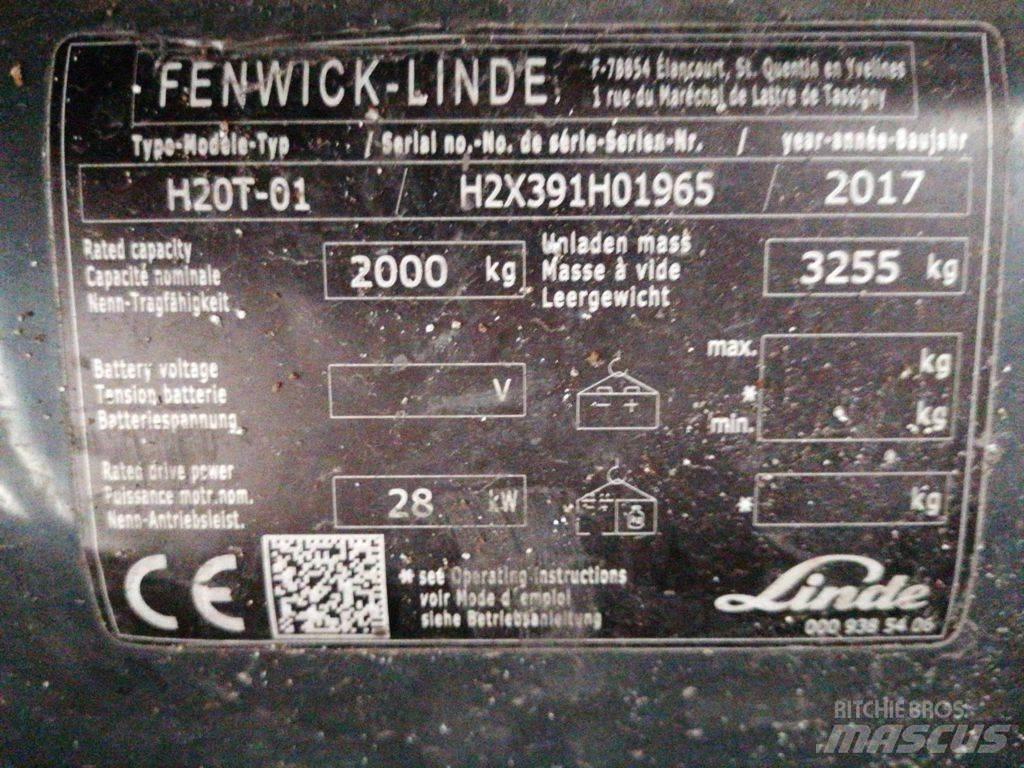 Linde H20T-01 Wózki LPG