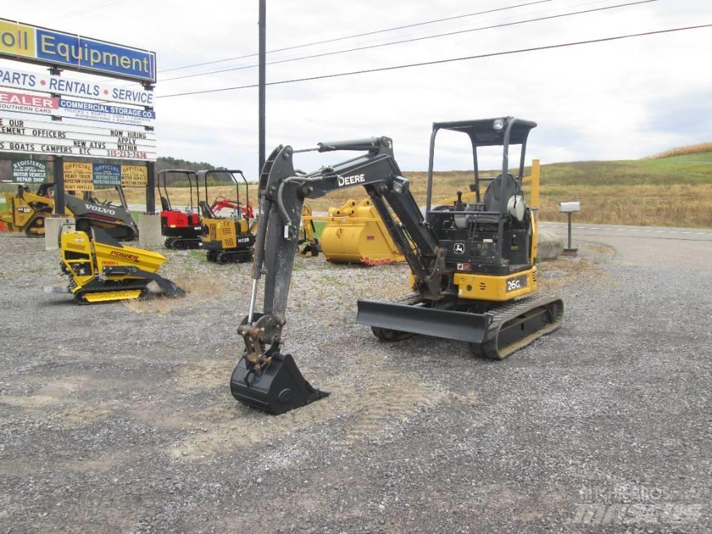 John Deere 26G Minikoparki