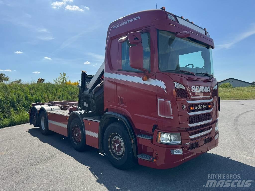 Scania R 500 CB Żurawie samochodowe