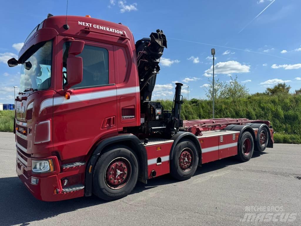 Scania R 500 CB Żurawie samochodowe