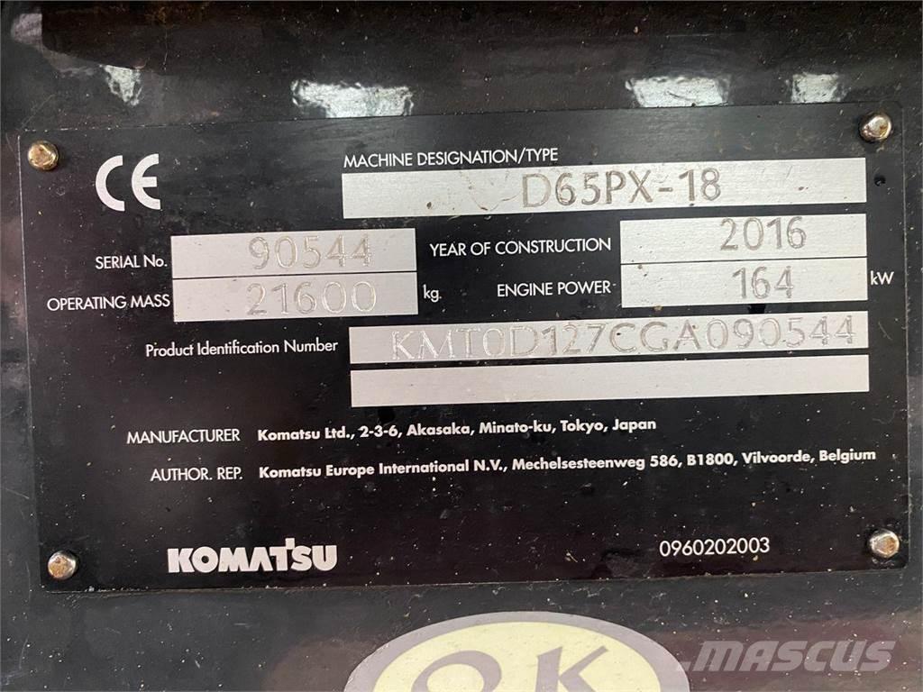 Komatsu D65PX-18 Spycharki gąsienicowe