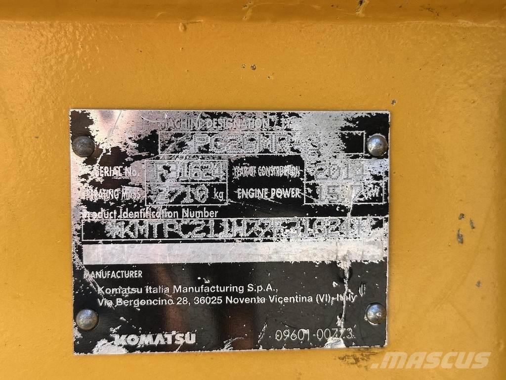 Komatsu PC26MR-3 Minikoparki