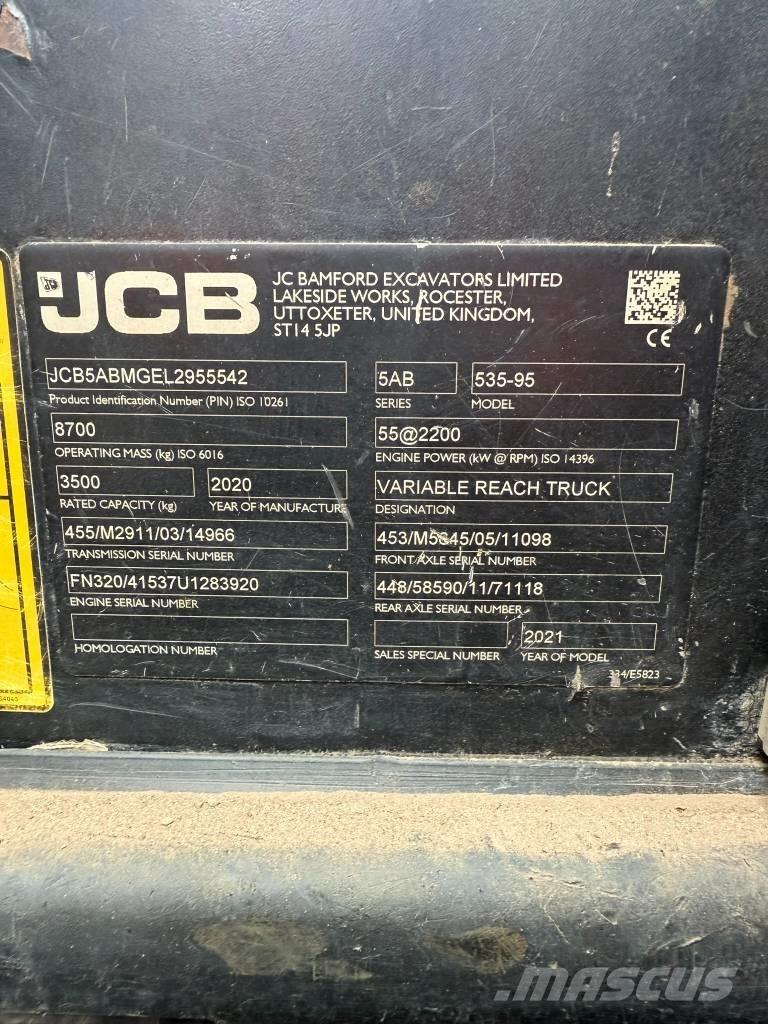 JCB 535-95 Ładowarki teleskopowe