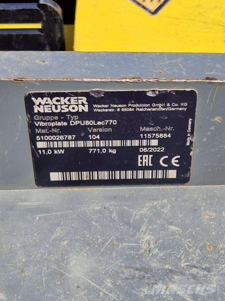 Wacker Neuson DPU 80 Ubijaki wibracyjne