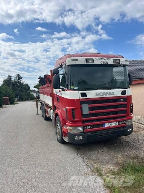 Scania R 114 Żurawie samochodowe