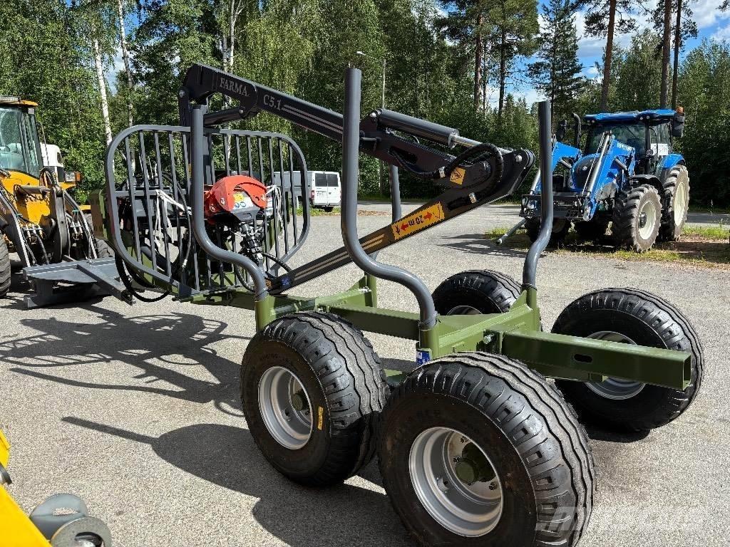 Farma T7 ja C 5.1D Przyczepy leśne