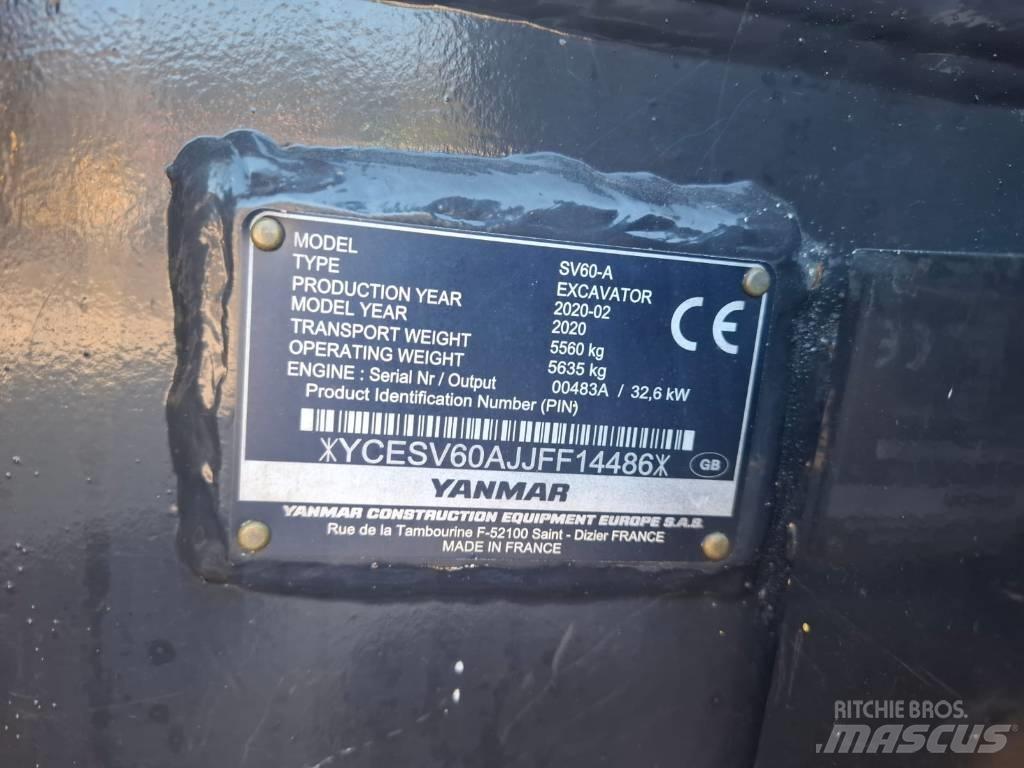 Yanmar SV 60 A Midikoparki  7t - 12t