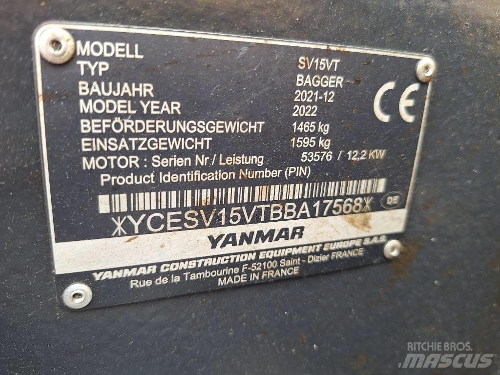 Yanmar SV 15 Minikoparki