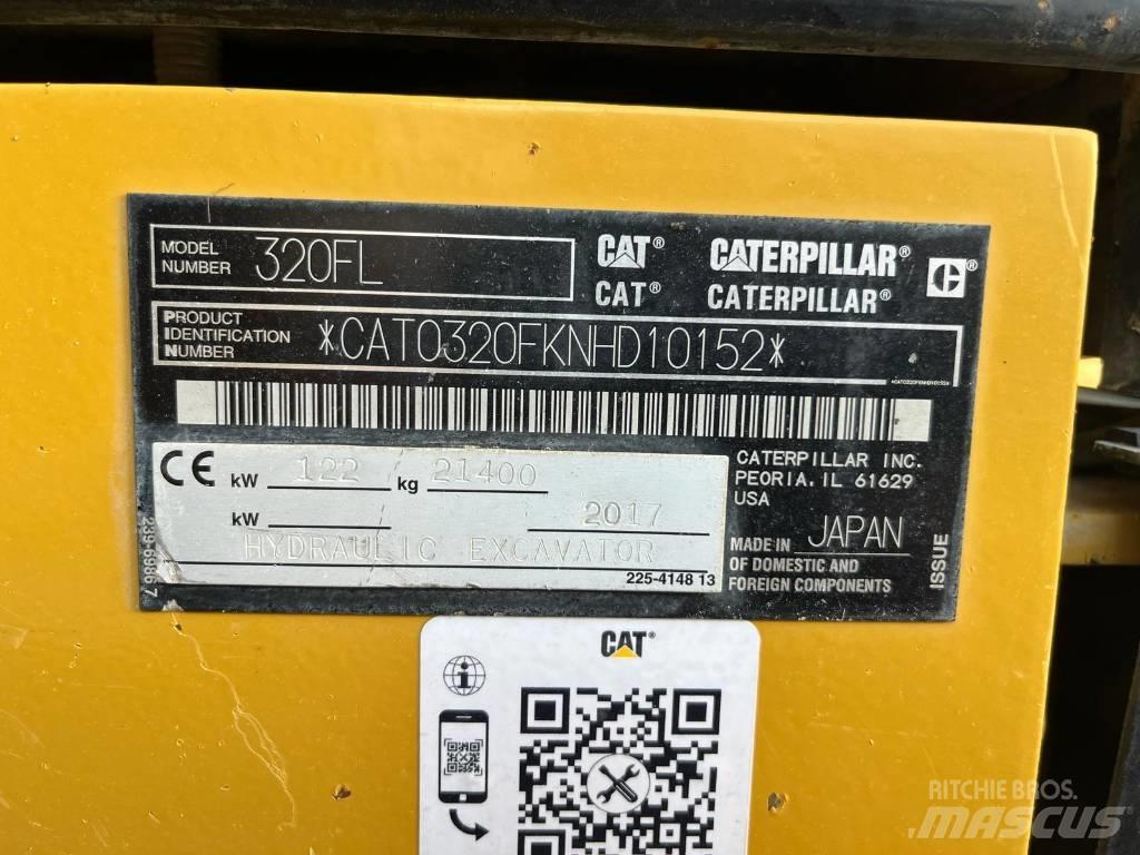 CAT 320 FL Koparki gąsienicowe