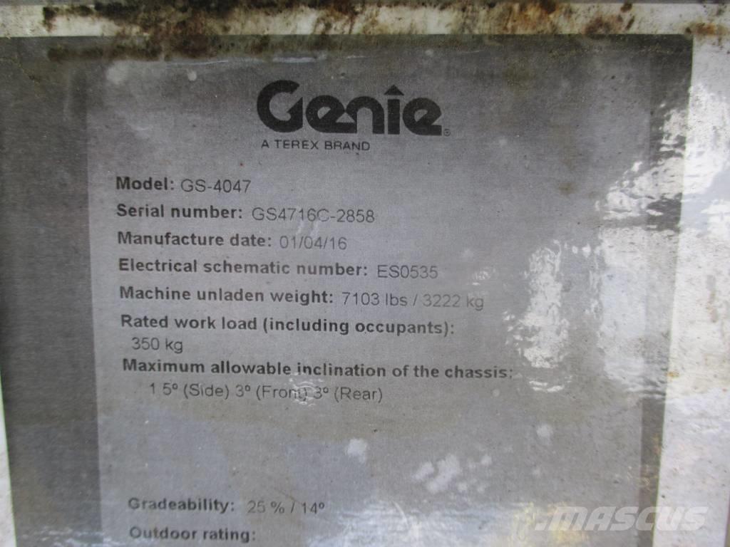 Genie GS 4047 Podnośniki nożycowe