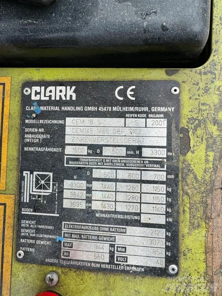 Clark CEM 16S Wózki elektryczne