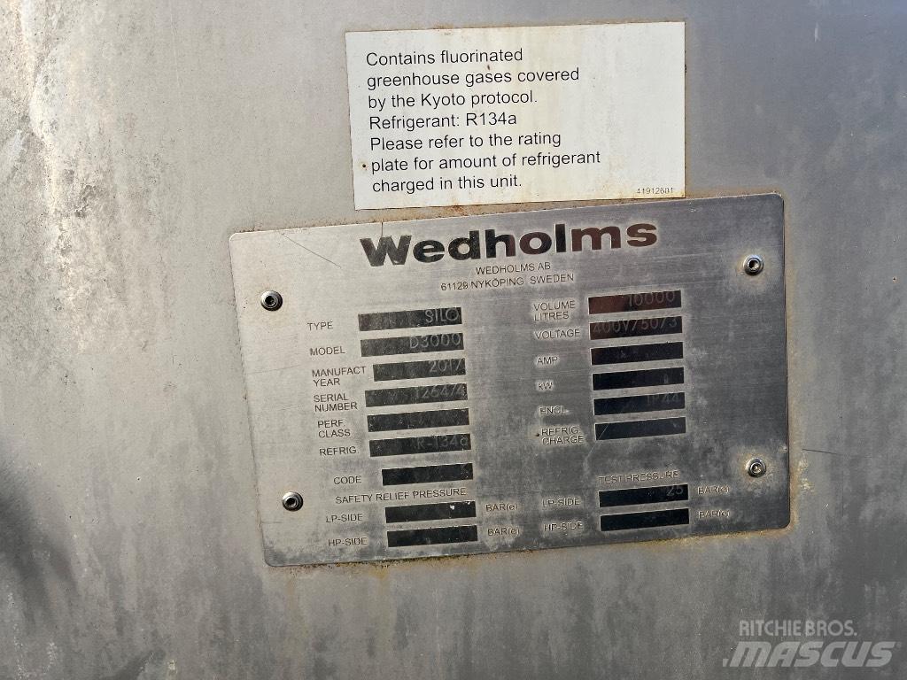 Wedholms D3000 Sprzęt do przechowywania mleka