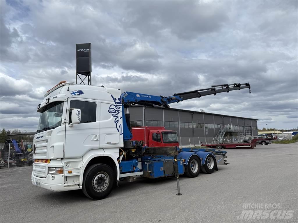 Scania R420 6X2 Żurawie samochodowe