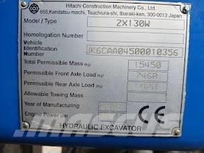 Hitachi ZX 130 W Koparki kołowe