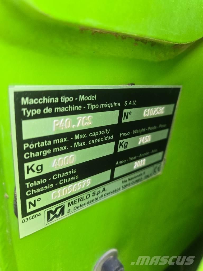 Merlo P 40.7 CS Ładowarki teleskopowe