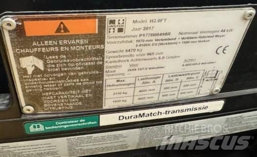 Hyster H 3.0 FT Wózki Diesla