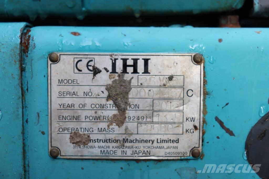 IHI 25 VX 3 Minikoparki
