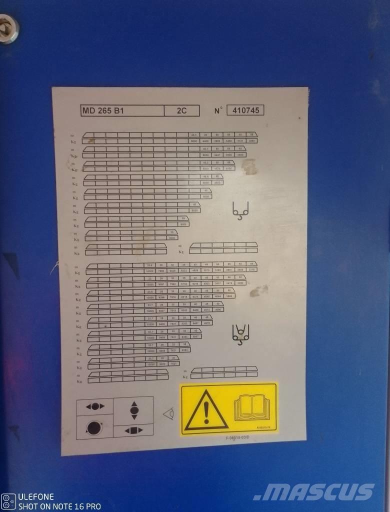 Potain MD265B1-J10 Żurawie wieżowe