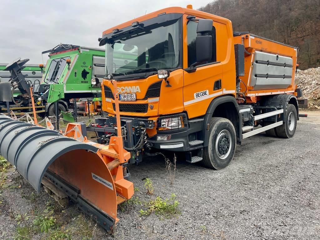 Scania P 410 Piaskarki i solarki