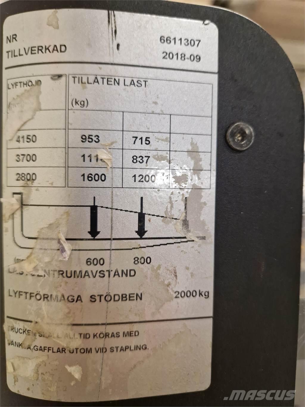 Toyota SPE160L Samojezdne maszyny do załadunku