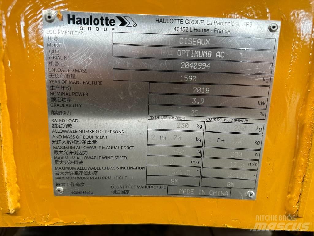 Haulotte OPTIMUM 8 Podnośniki nożycowe