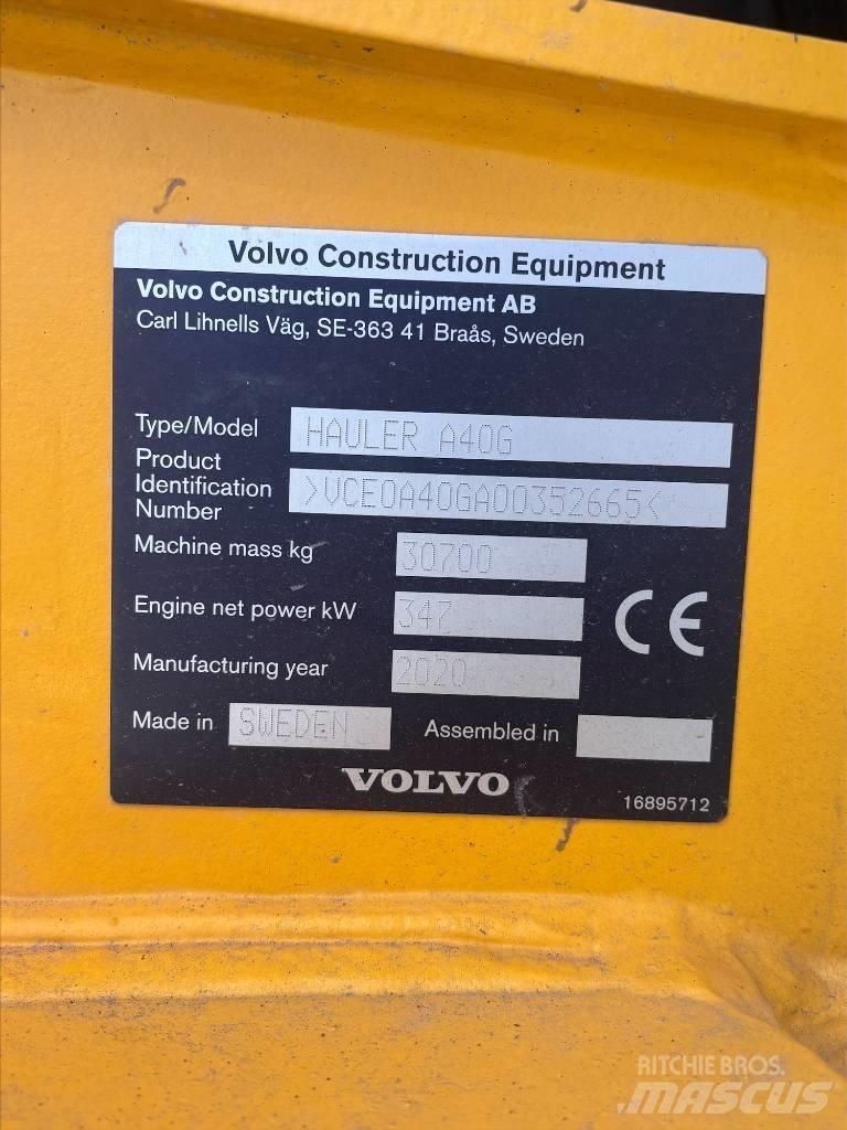 Volvo A40G Wozidła przegubowe
