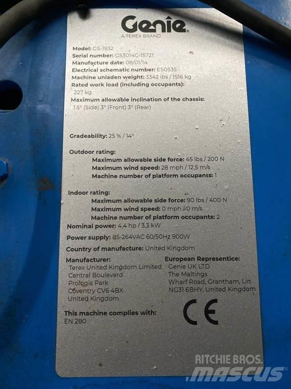 Genie GS1932 Podnośniki nożycowe