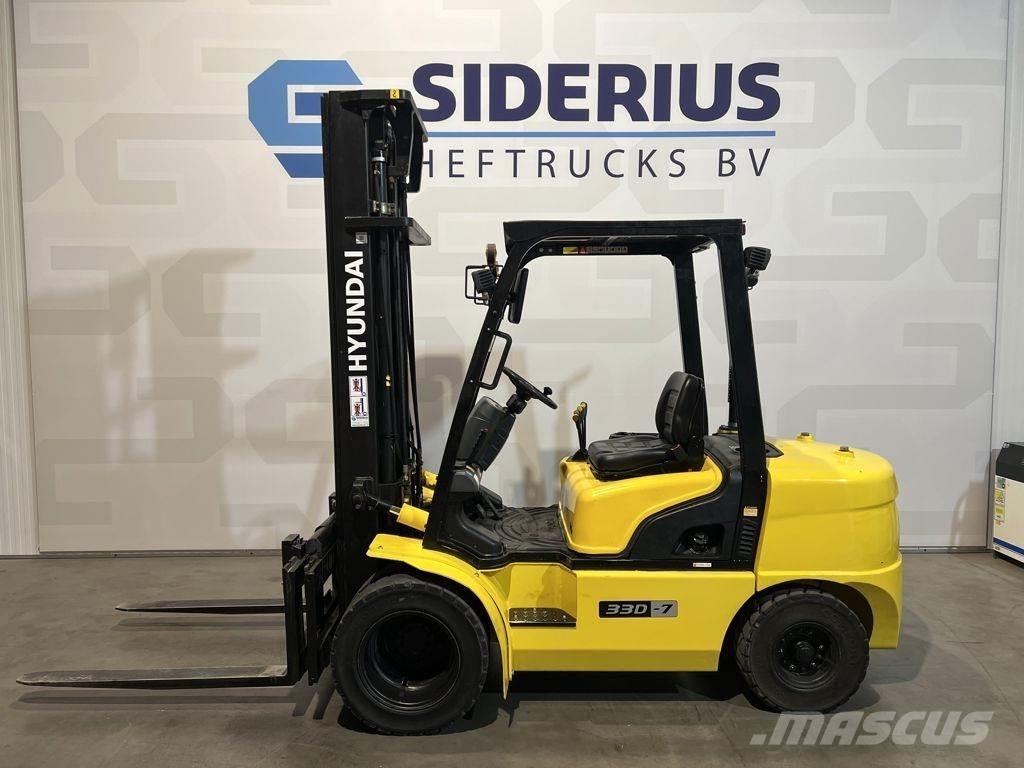 Hyundai 33D-7 Wózki Diesla
