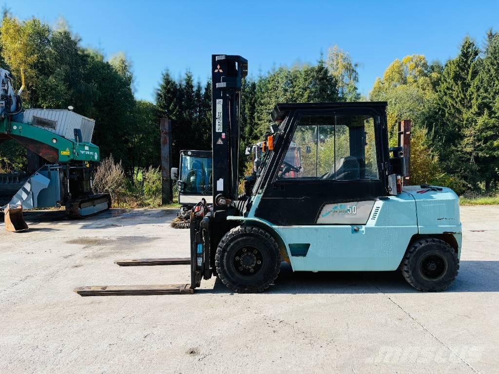 Mitsubishi FD500 Wózki Diesla