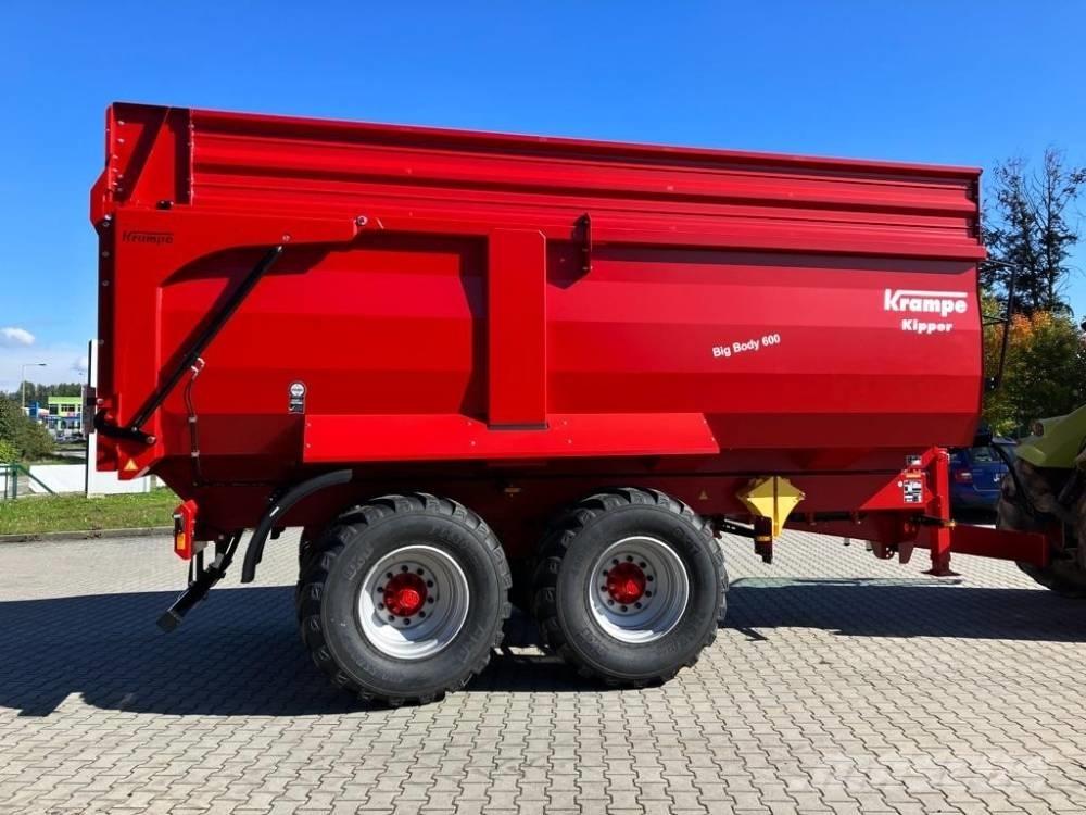 Krampe Big Body 600 Wywrotki rolnicze