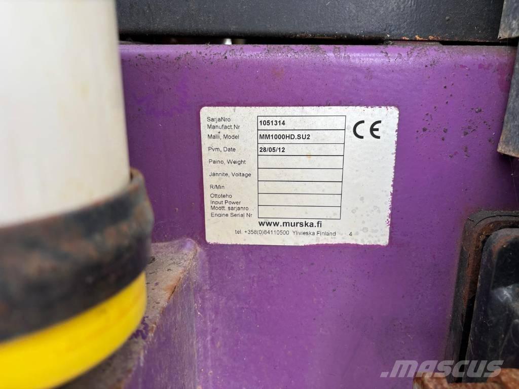 Murska MMK 1000HD Maszyny rolnicze - Inne
