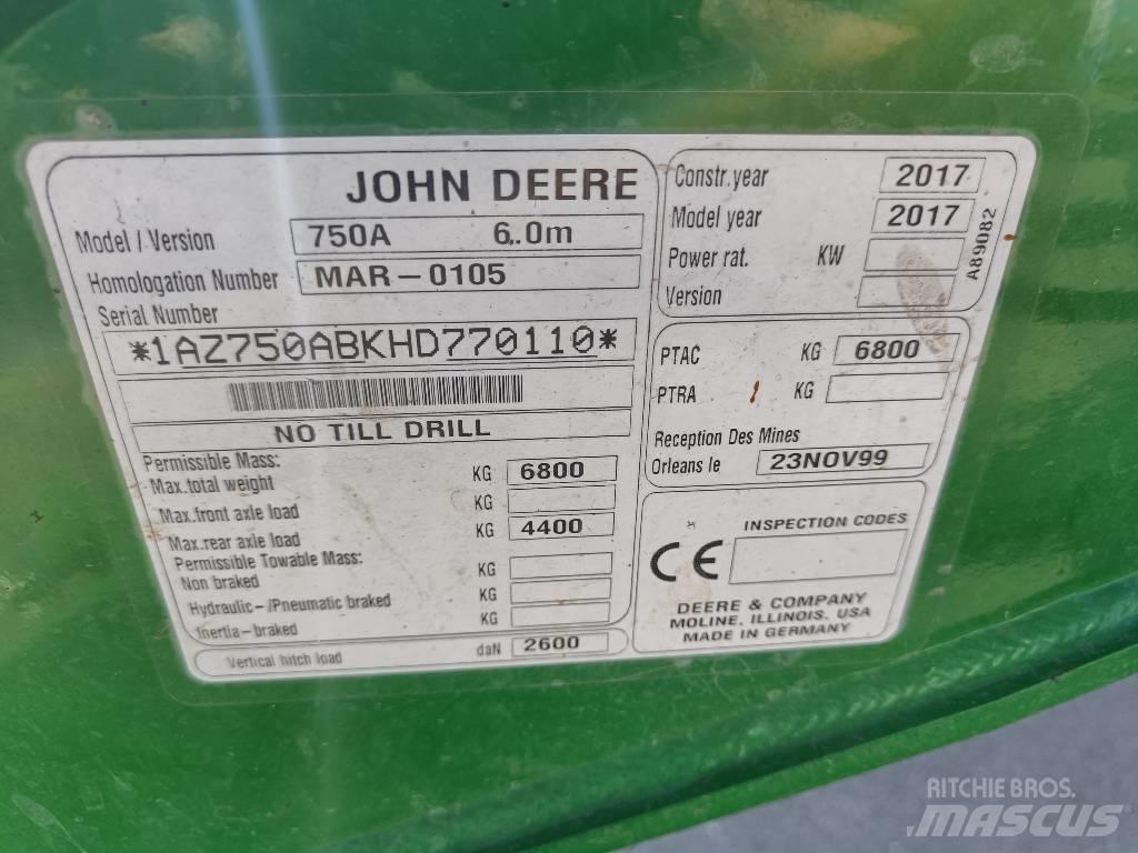 John Deere 750 A Siewniki