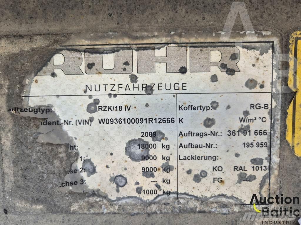 Rohr RZK 18 IV Naczepy firanki