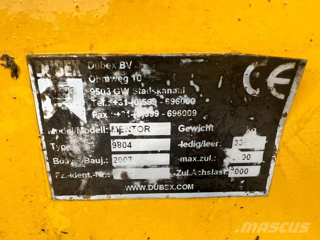 Dubex Mentor 9804 Opryskiwacze zaczepiane