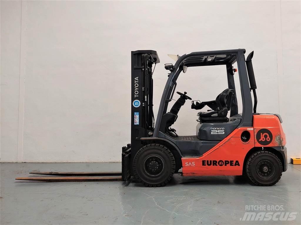 Toyota 02 8FDF25 Wózki Diesla