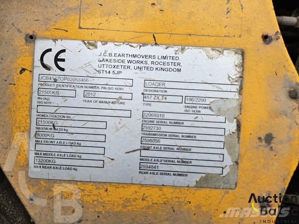 JCB 457 ZX Ładowarki kołowe