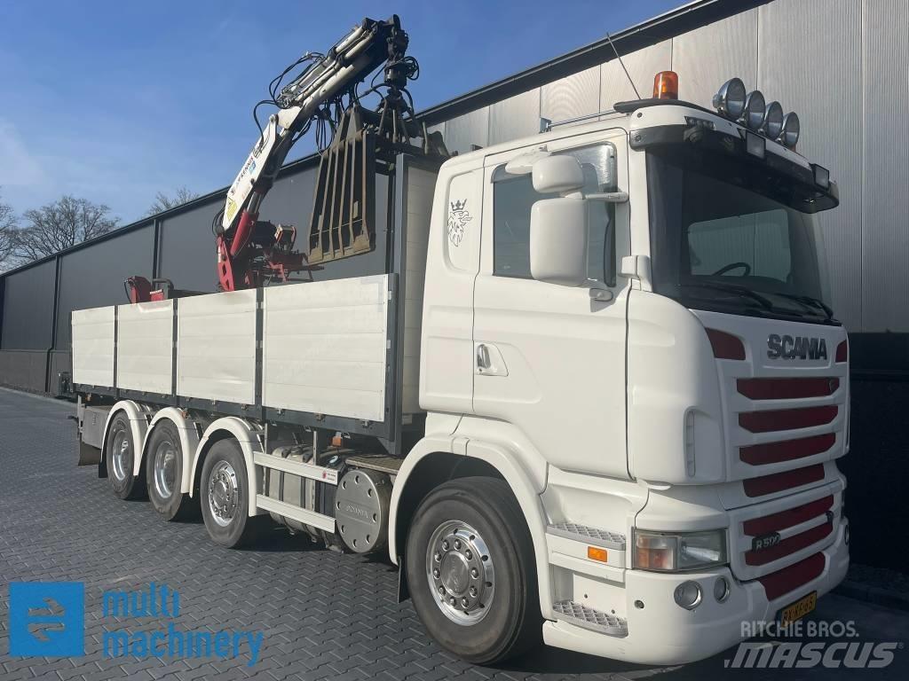 Scania R500 V8 Ciężarówki typu Platforma / Skrzynia