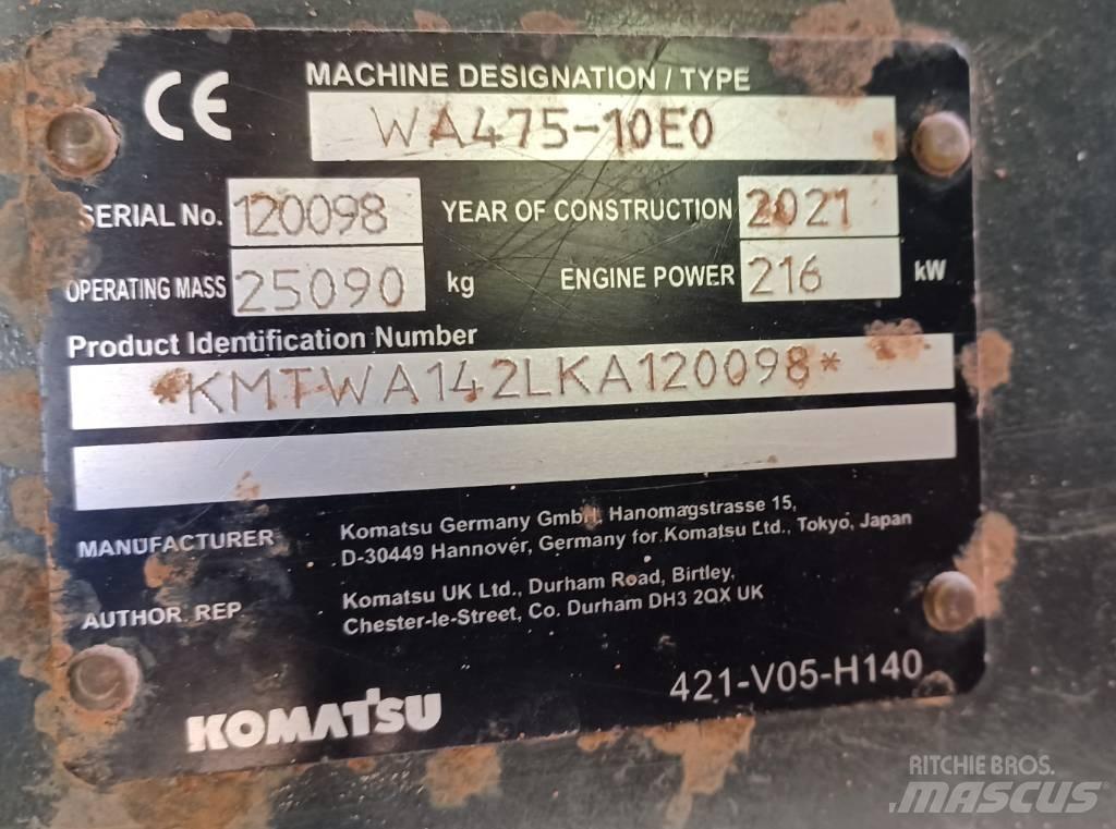 Komatsu WA 475-10E0 Ładowarki kołowe