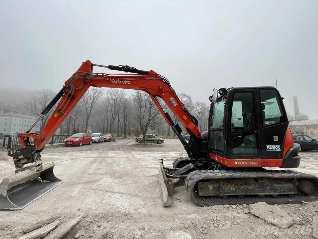 Kubota KX 080-4a2 Midikoparki  7t - 12t
