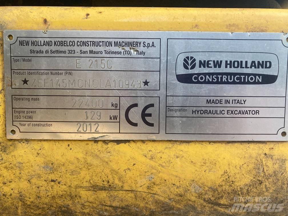New Holland E 215 C Koparki gąsienicowe