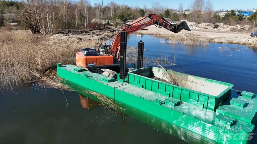  Dredge pontoon barge Pogłębiarki