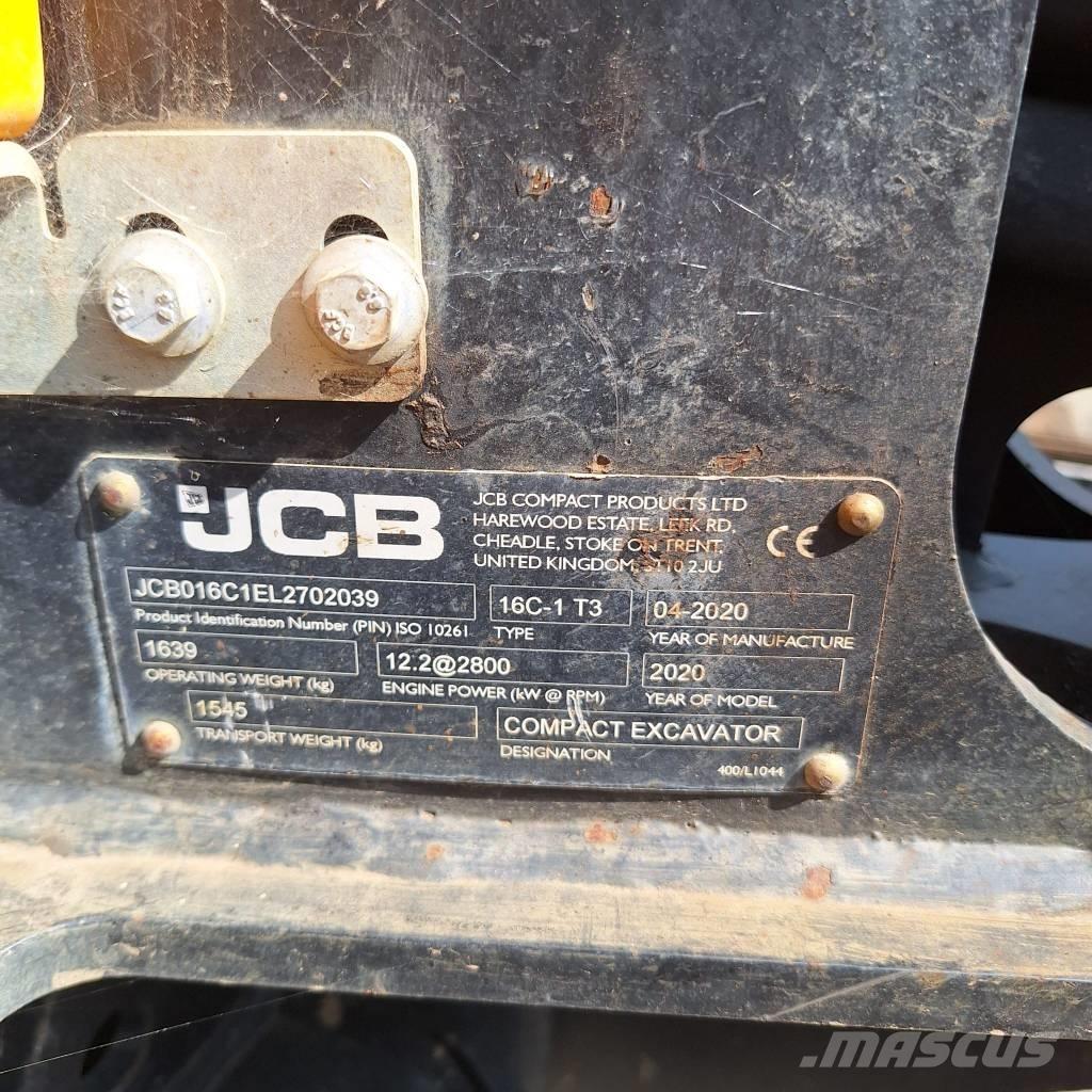 JCB 16 C-1 Minikoparki