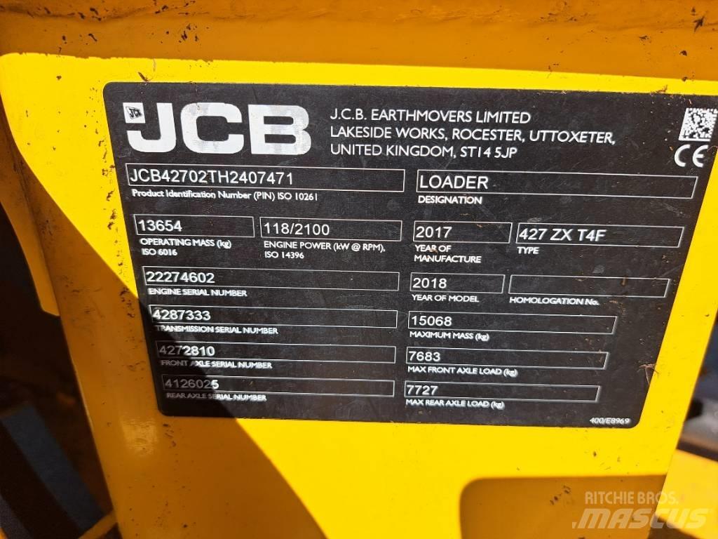 JCB 427 ZX Ładowarki kołowe