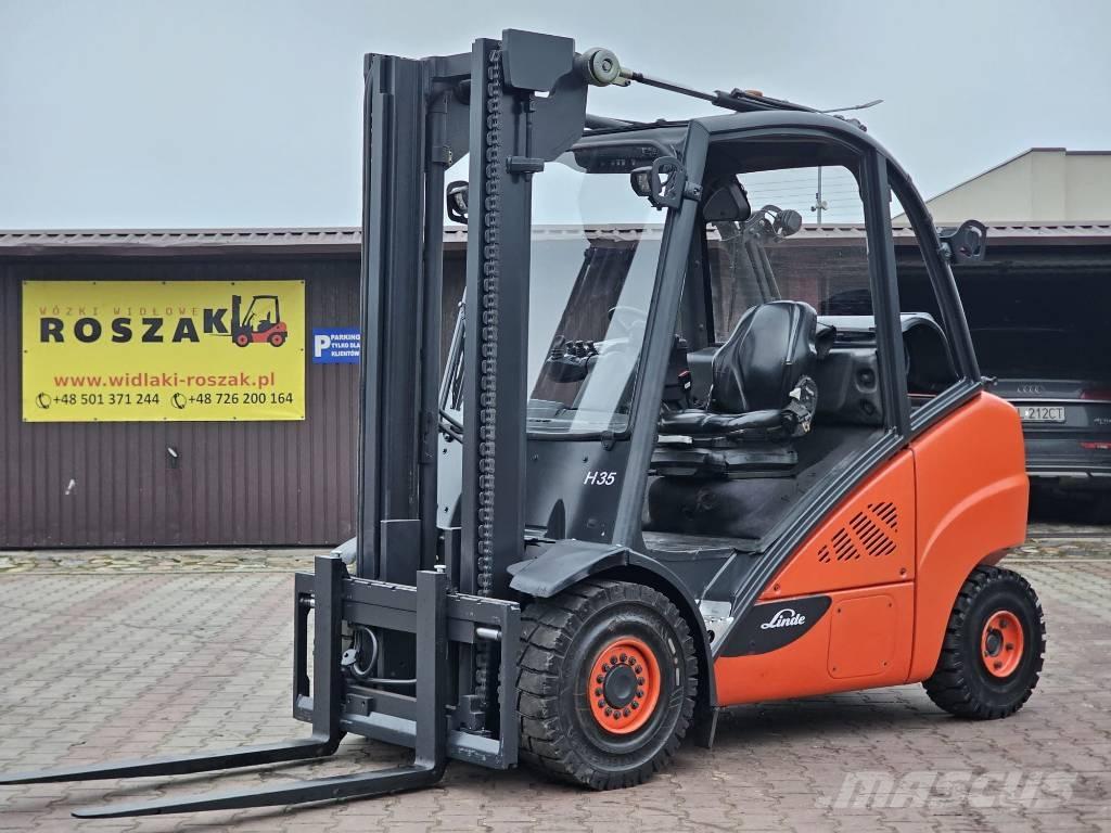 Linde H35T-02 Wózki LPG