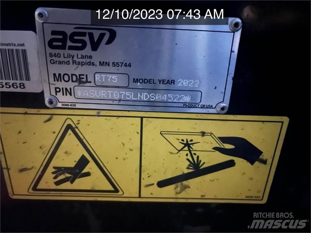ASV POSI-TRACK RT75 Ładowarki burtowe