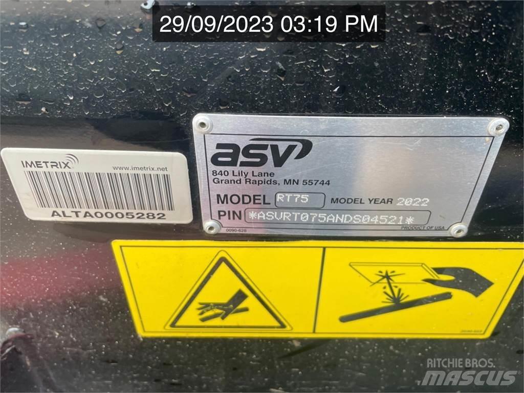 ASV POSI-TRACK RT75 Ładowarki burtowe