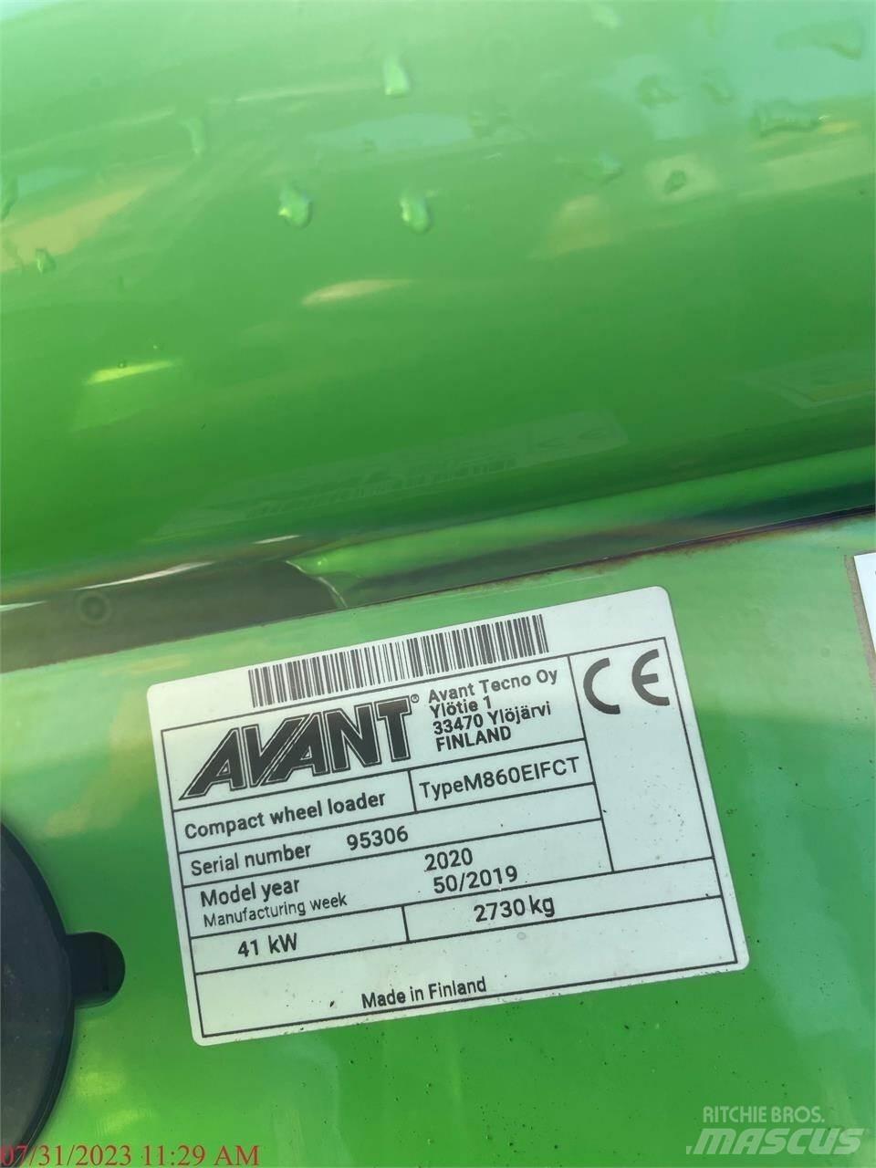 Avant 860I Ładowarki kołowe