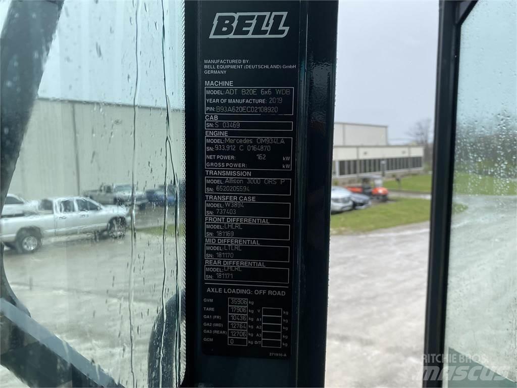 Bell B20E Wozidła przegubowe