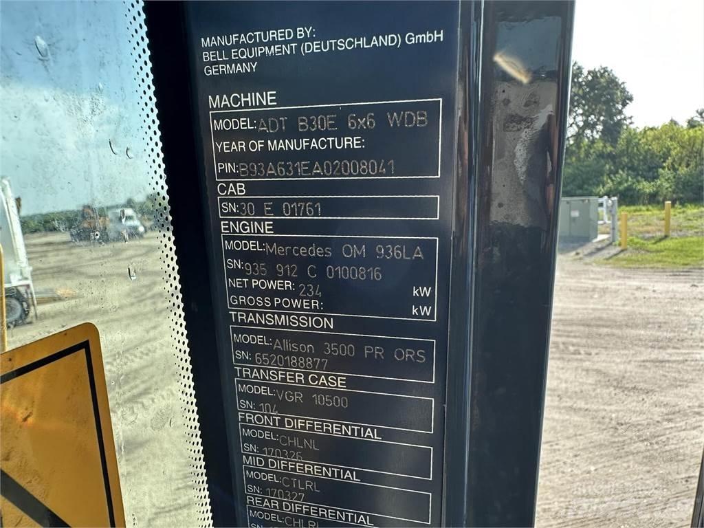 Bell B30E Wozidła przegubowe