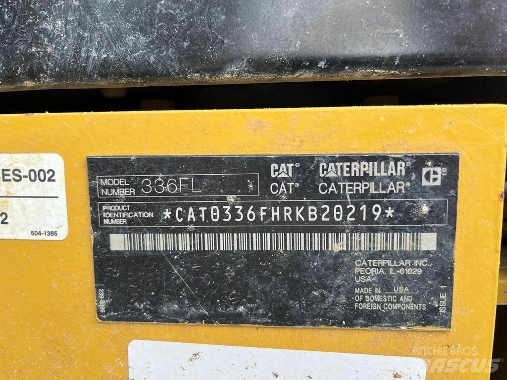 CAT 336FL Koparki gąsienicowe